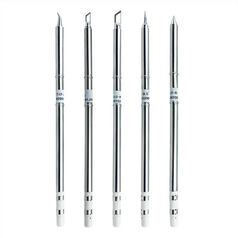 T12 I ILS J02 JL02 K KU Soldering Iron Tips Hakko Fx951 DIY Electric Qme