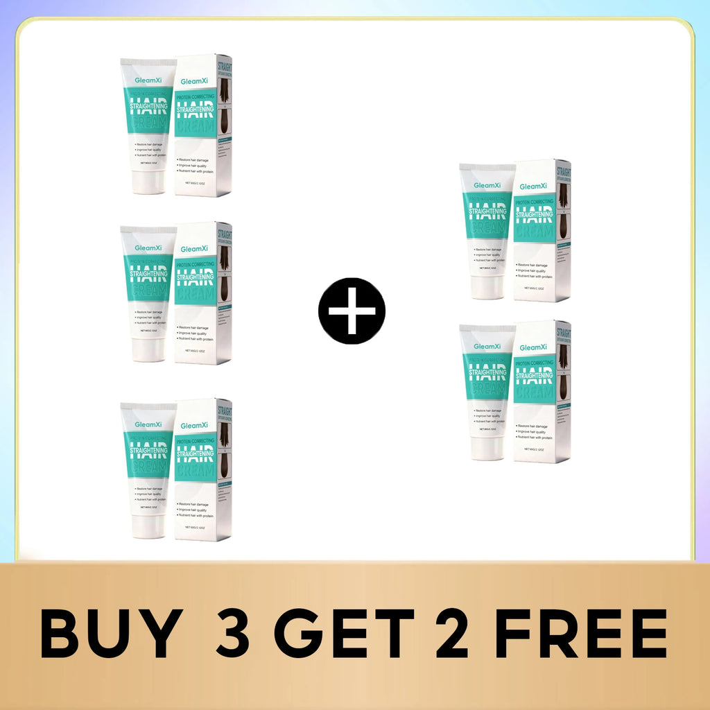 Hair Straightening Cream Nourish Dry Damaged Protein Correction Qme Buy 3 get 2 free