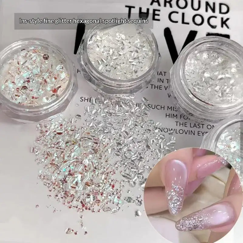 Glittering Nail Art DIY Sequins Creating Unique Blinking Designs At Qme