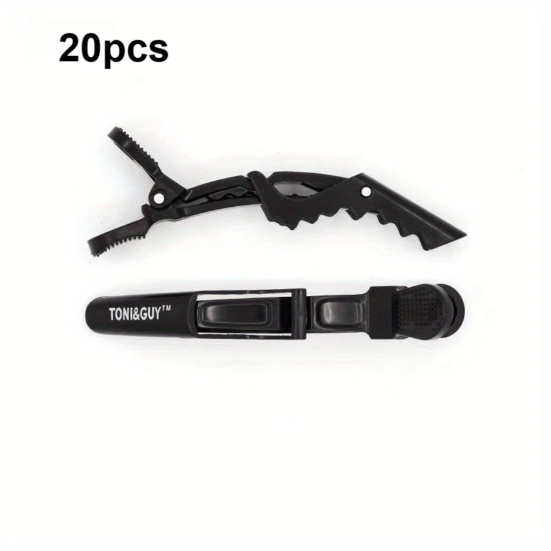 Crocodile hair clip is used for styling segmentation for women with wide teeth, professional hair salons, and hairdressers Qme 20pcs