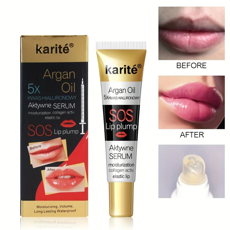 Extreme Volume Lasting Moisturizing Lip Plumping Gloss - Nutritious Mineral Oil Formula Lip Enhancer Liquid Makeup Fuller Lips Qme