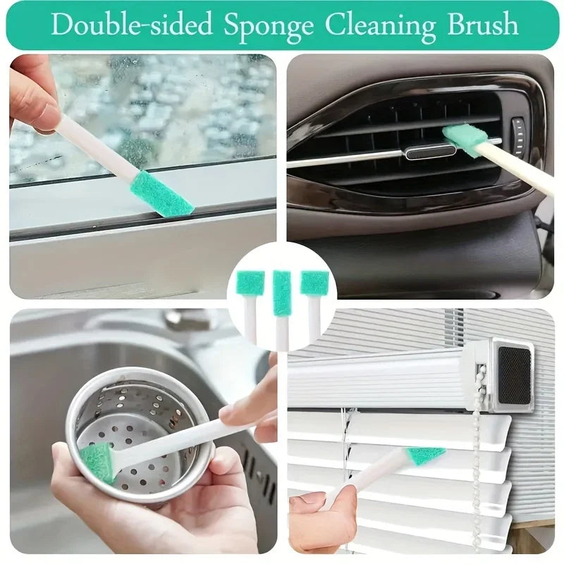 Household Gap Cleaning Brush, Detail Tiny Scrub Cleaner Brush For Small Space Gaps Corner, Crevice Cleaning Tool Set Qme