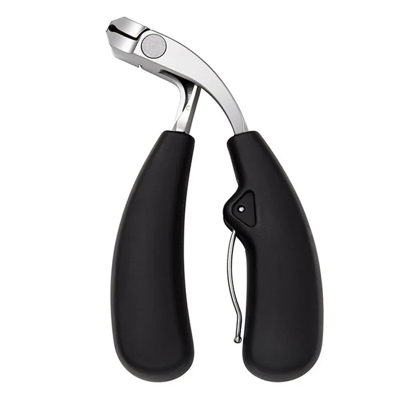 Curved Nail Clippers Extra Wide Mouth Thick Toenails Anti-splash Qme A