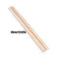 Yoga Stick 2 Pieces Pilates Stretching Pole Adult Hump Corrector Bar for Runners Beginners Professionals Home Office Gym Studio Qme 60cm