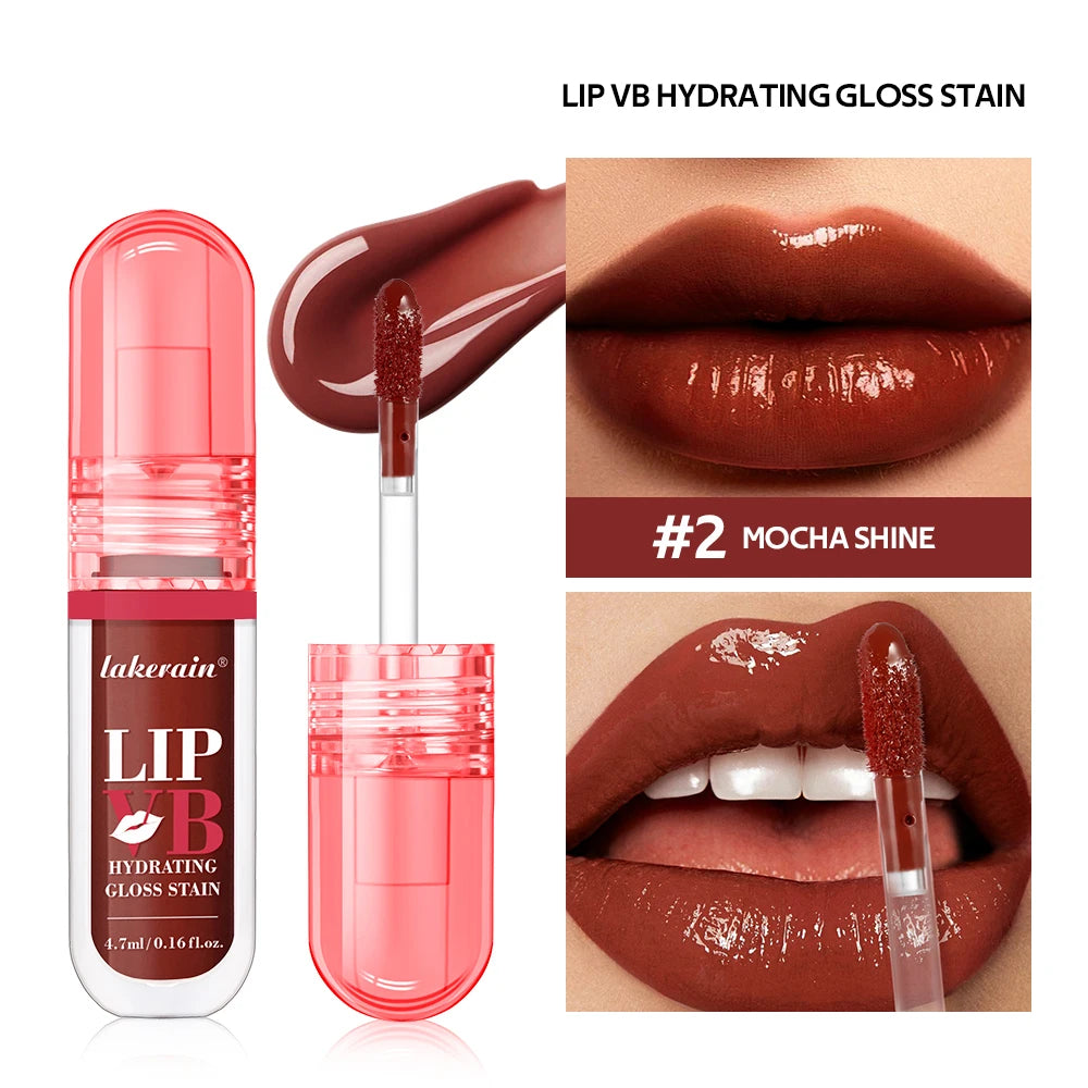 Vitamin B Moisturizing Gloss Lip Glaze Stain Qme 02