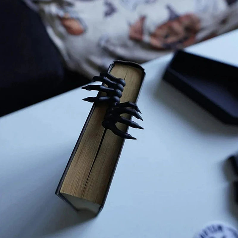 Devil's Hand Bookmark Corner Marker Reading Bookmarks Paw Halloween Qme