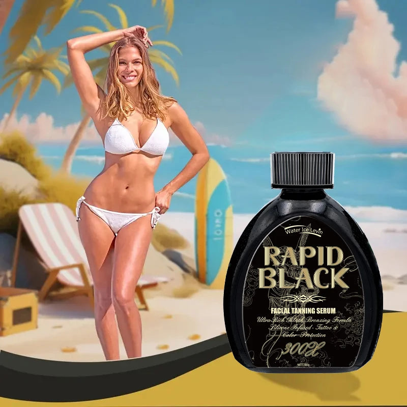 Tanning Lotion - Rich in Ceramide, Glycerin, Mineral Oils, Collagen, and Hyaluronic Acid, It Moisturizes the Skin and Helps You Achieve the Desired Skin Tone Qme