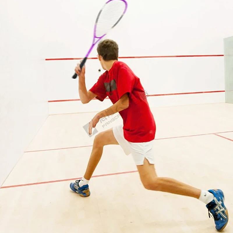Professional Rubber Squash Ball Racket Red Dot Blue Fast Speed Qme