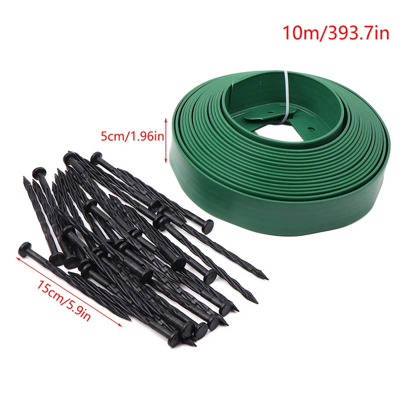 Durable Plastic L-Shaped Isolation Belt, Tree Ring Retaining Board, Lawn Greening Root Wall Qme GN2