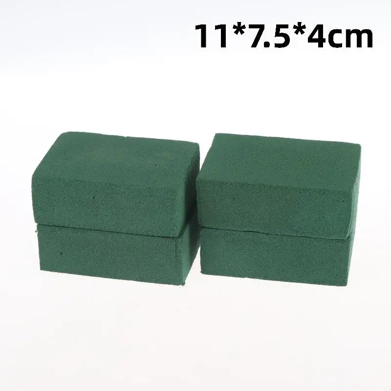 4Pcs Wet Floral Foam Blocks For Fresh And Artificial Flowers Home Wedding Party Holiday Decorations Qme 11x75x4cm 4pcs