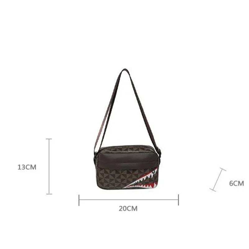 Casual Fashion Crossbody Large Capacity Small Square Bag Creative Qme