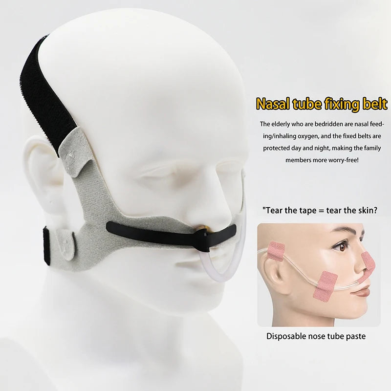 Oxygen Nasal Cannula Headband Comfort Hypoallergenic Ear Tubing Qme