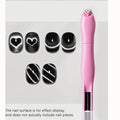 3-in-1 Heart-shaped Multi-functional Cat-eye Nail Magnet Multiple Qme 03