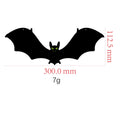 Glowing Eye Bat Pendant Halloween Decoration Spider Luminous Bat Outdoor Party Courtyard Wall Decoration Hanging Tree Ornaments Qme 1PCS Medium Bat