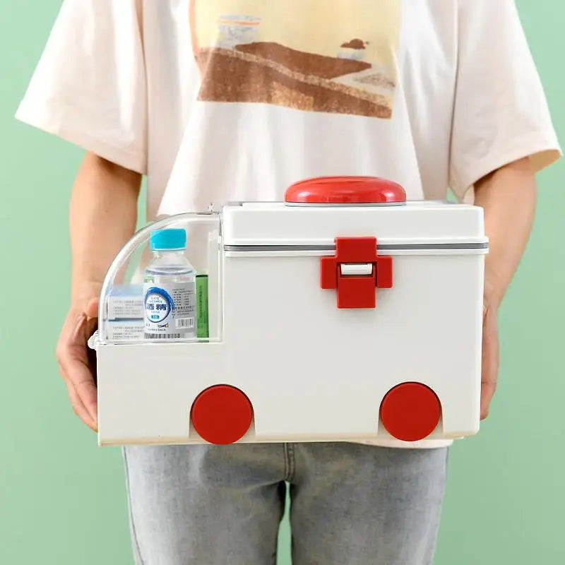 Portable Large-capacity Medicine Box Ambulance Household Medical Qme