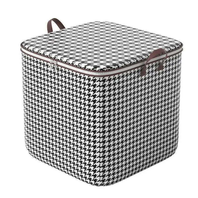 Organizer Clothes Storage Bags Large Capacity Quilt Moving Box Tote Bag Dustproof Clothing Wardrobe Home Qme