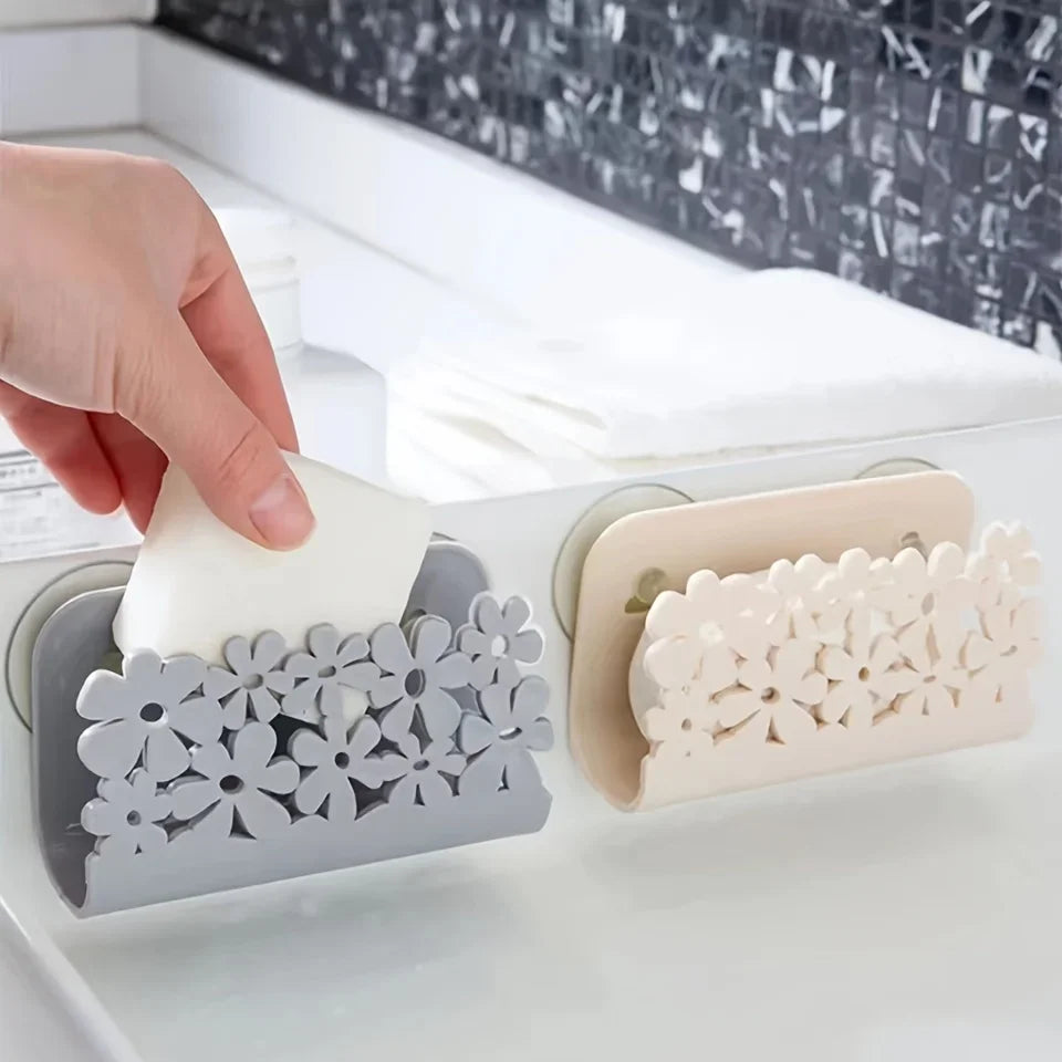 1pc Easy to Install Multipurpose Sink Caddy with Sponge Holder for Kitchen Sink Organize and Store Kitchen Essentials with Ease Qme