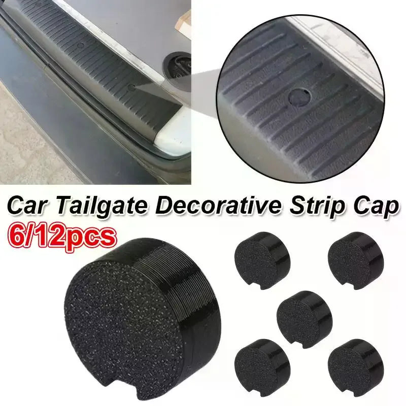 6 Car Tailgate Trim Cap T5 1 Plastic Cover Easy Installation Exterior Qme
