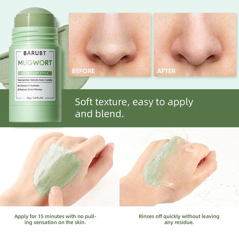 Natural Plant Ingredients Portable Cleaning Mud Film Stick Wormwood Qme