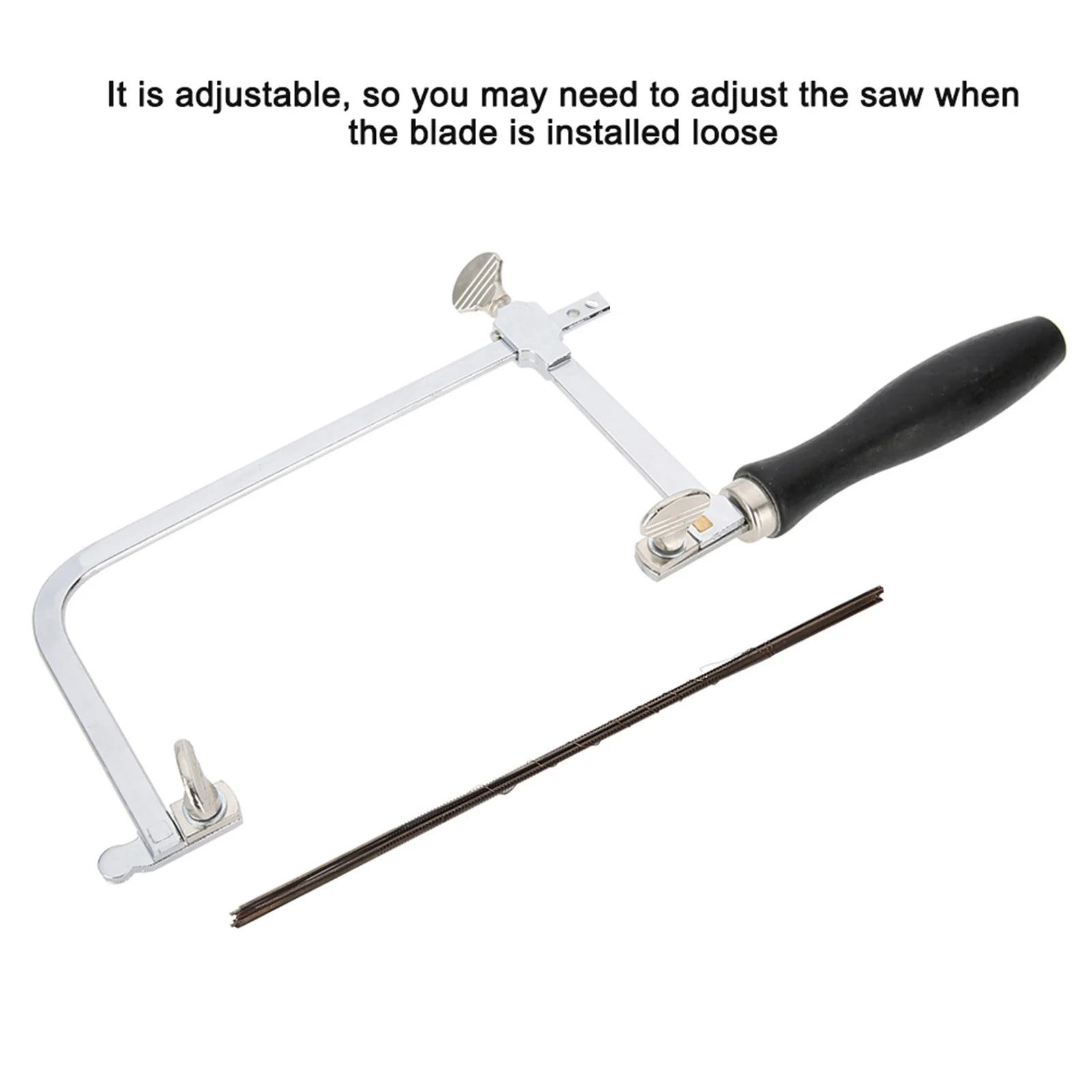 Adjustable Saw Tool Sawbow Adjustable Sawbow Ushape Hacksaw DIY Hand Tools Spiral Saw Blades for Jewelry Craft Saw Blades Qme
