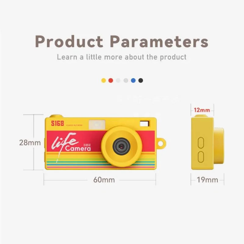 2K HD Mini Digital Camera Compact Video Recorder Screen Portable Qme