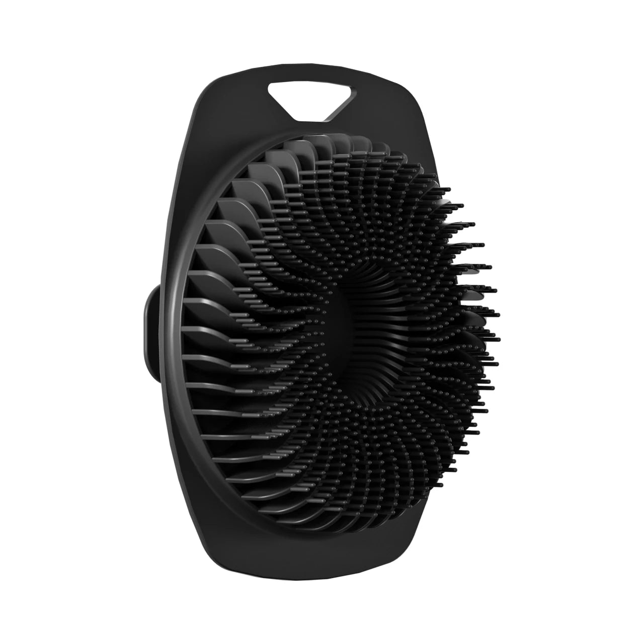 Soft Silicone Body Scrubber Sensitive Skin Non Slip Shower Brush Qme Black
