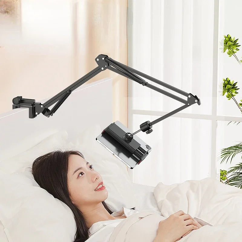 360Degree Long Arm Tablet Holder Stand for 4 to 11inch Tablet Smartphone Bed Desktop Lazy Holder Bracket Support for iPad Qme