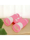 Children's Binoculars Magnification Definition Suitable Outdoor Qme pink