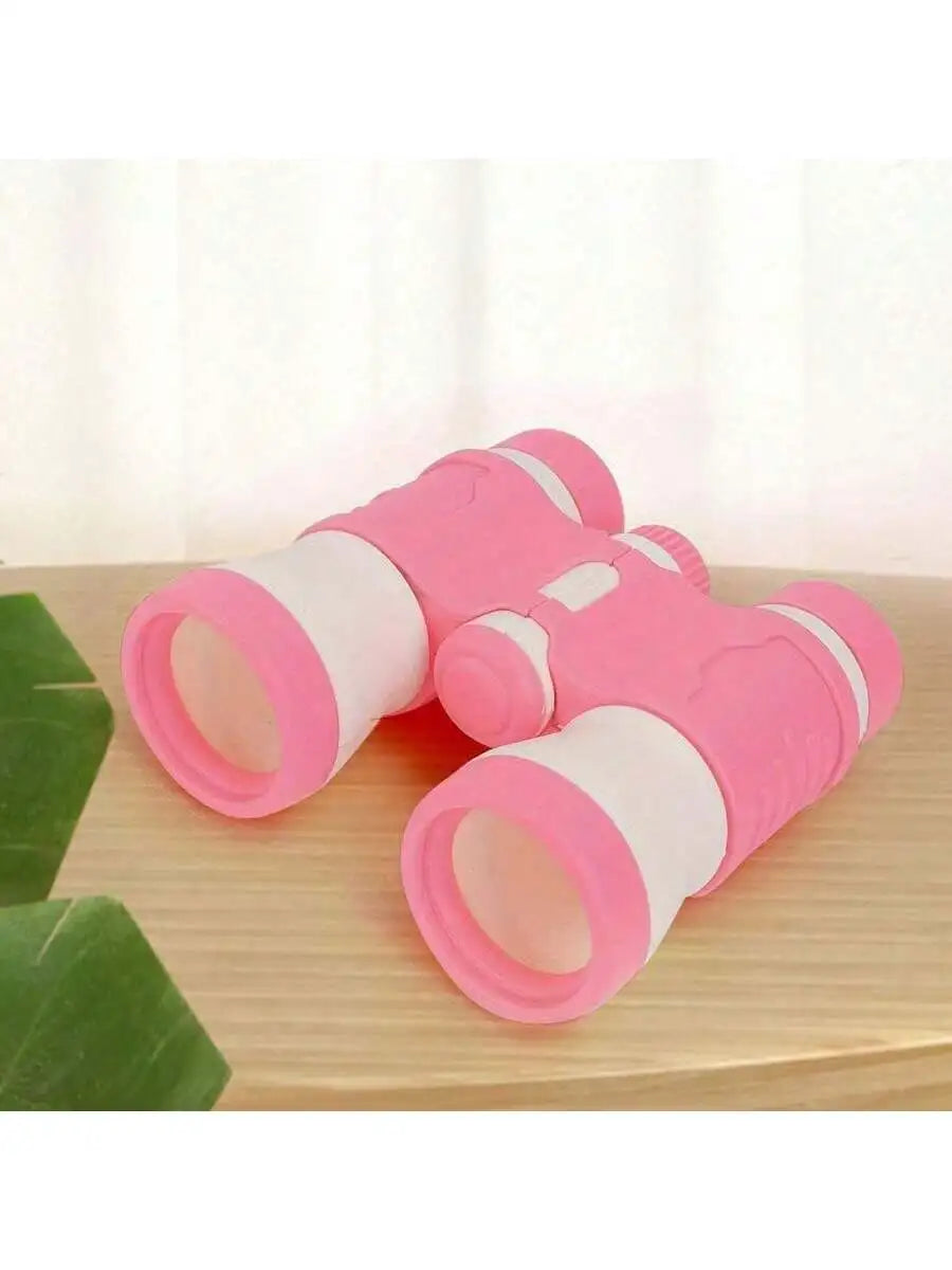 Children's Binoculars Magnification Definition Suitable Outdoor Qme pink