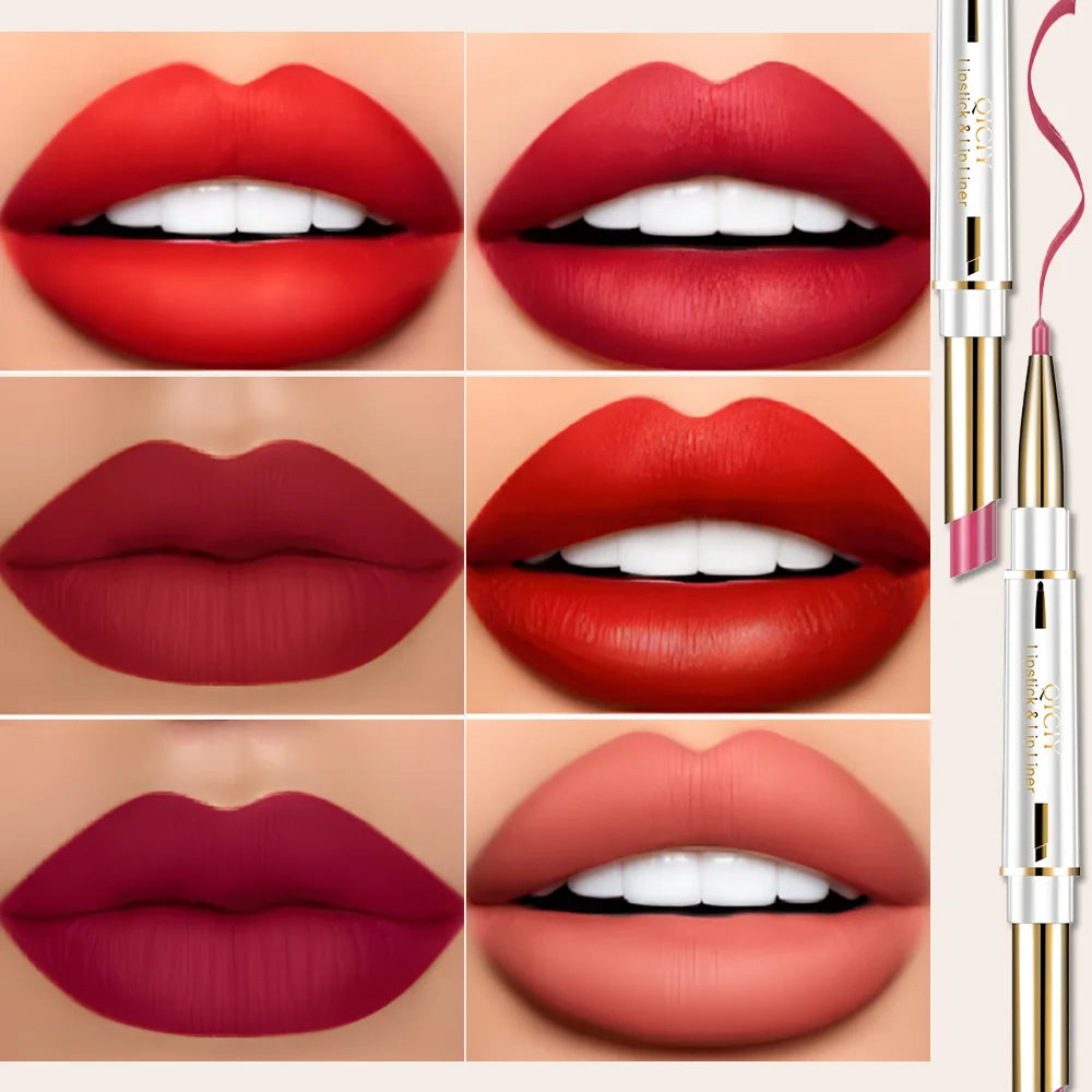 Vibrant Lip Liner Long-lasting Natural Render No Smudging Perfect Qme