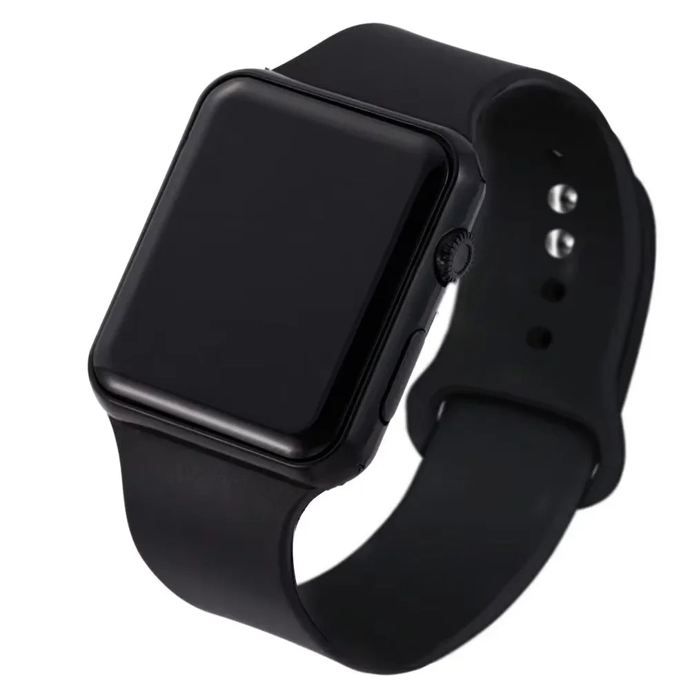 Sport Digital Watch Women Men Square LED Watch Silicone Electronic Watch Women's Watches Clock relogio feminino digital reloj Qme 1