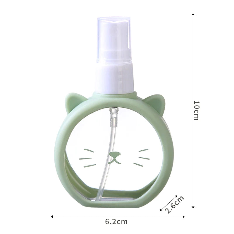 Disinfection Alcohol Fine Makeup Bottle Cute Silicone Cover Perfume Qme A3