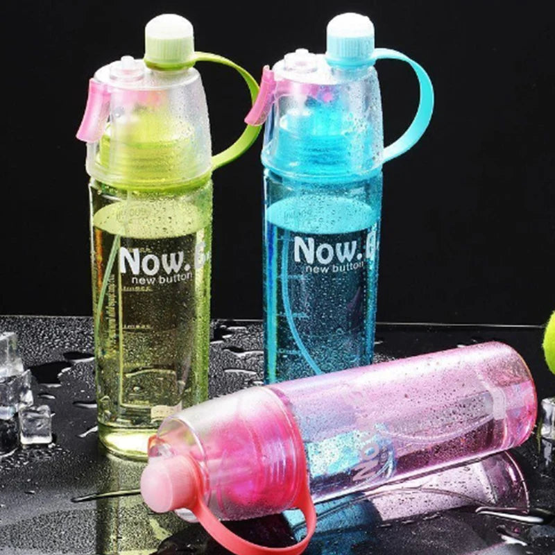 Sports Water Bottle Spray Cup Outdoor Portable Kettles Jug Large Qme
