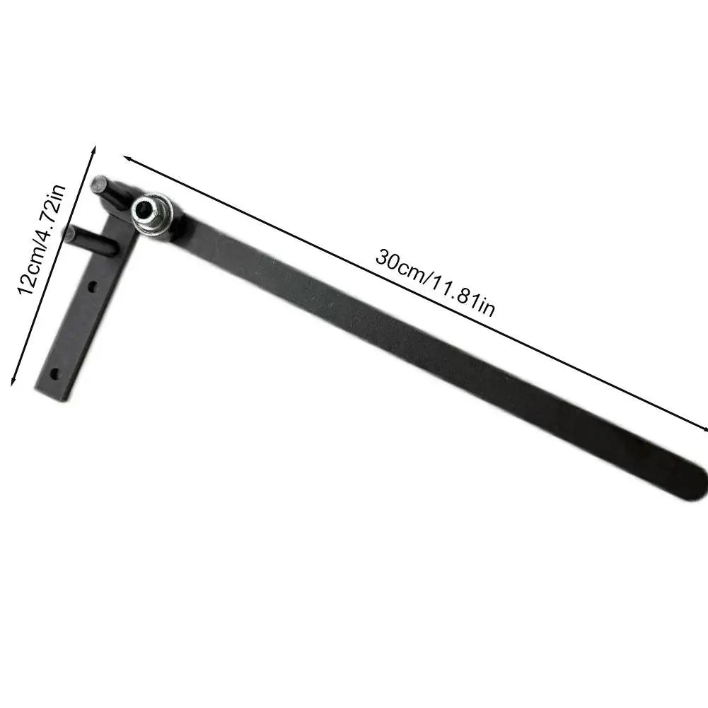 Manual Wire Bending Tool Carbon Steel Rebar Bender Heavy Duty Black Coated Construction Precision Bearing for Smooth Effortless Qme
