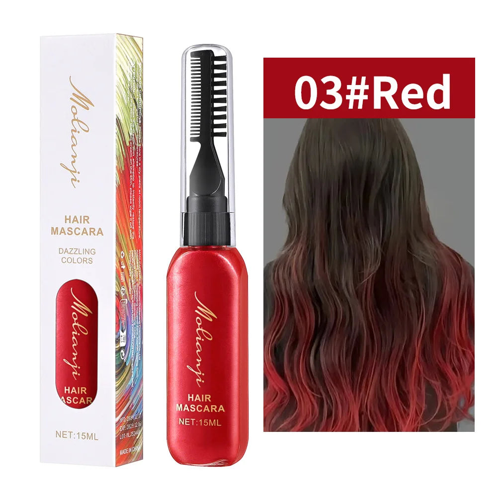 Multi Colored Hair Dye Natural Coloring Suitable Eyelashes Creating Qme 03 Red