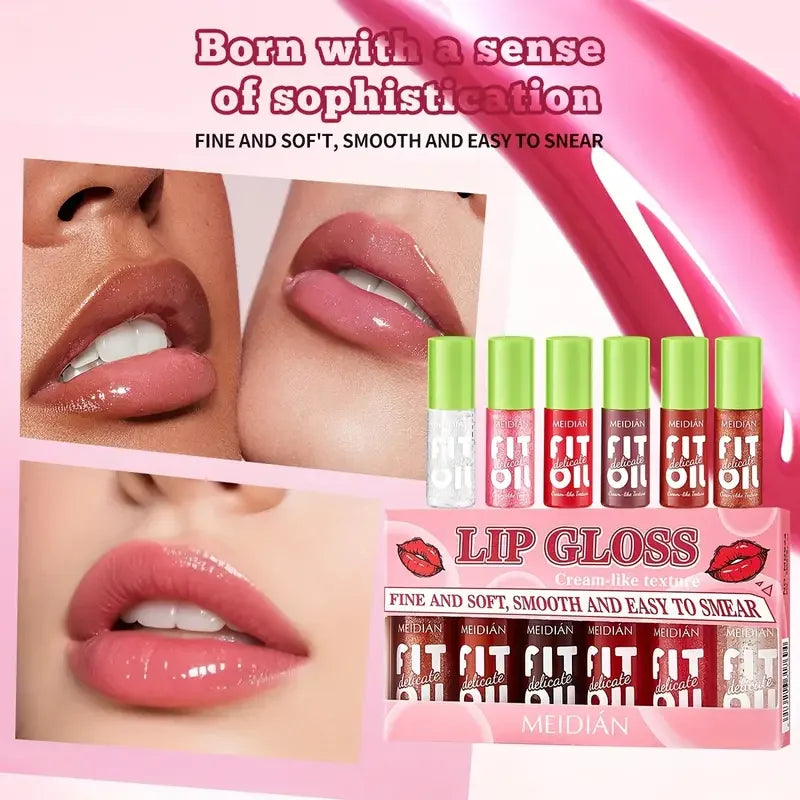 Lip Gloss Lipstick Multi-color Dating Makeup Long-lasting Non-stick Qme