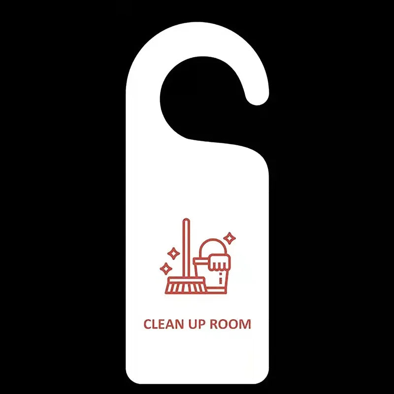 Do Not Disturb Door Sign Hanging Shop Pendant Room Cleaning Qme