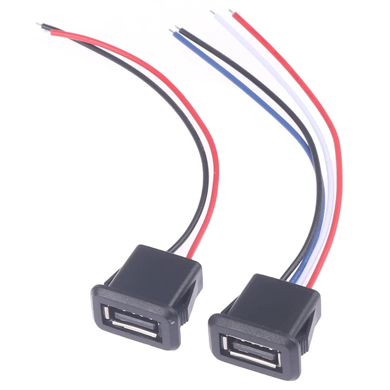 USB 2 0 Female Power Jack USB2 Charging Port Connector Cable Charger Qme
