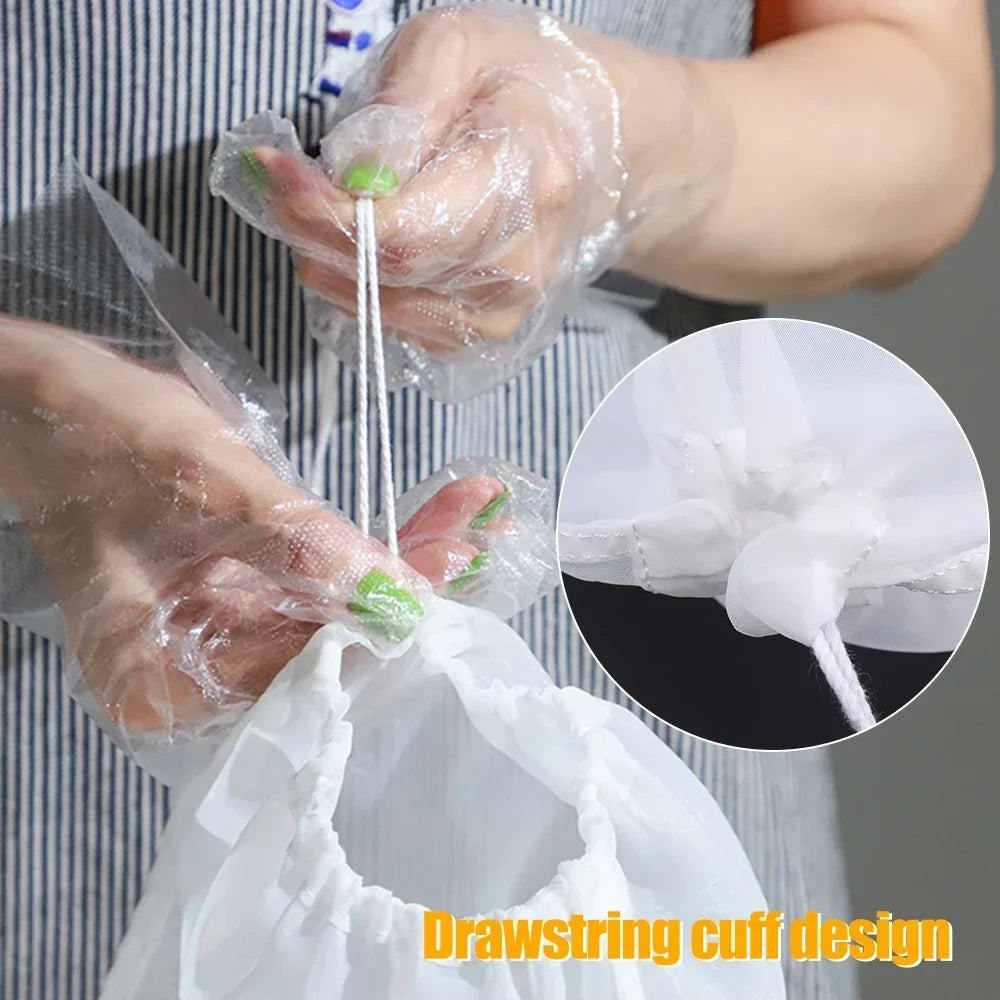 80Mesh Mesh Soy Milk Nylon Filter Bags Nut Yogurt Tea Coffee Oil Food Press Filter Strainers Large Kitchen Filters Bag Reusable Qme