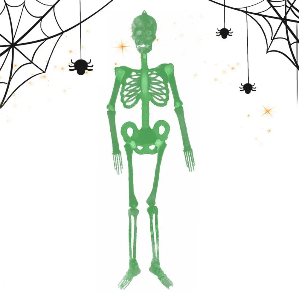 Skeleton Decor 5 Ft Glow Dark Bones Door Hanger Props Halloween Qme 150cm China Mainland