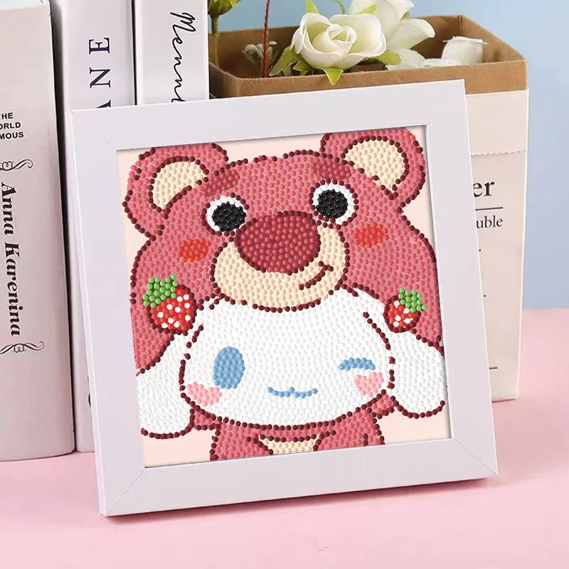 Hello Kitty Kuromi Diamond Painting DIY Craft Frame Cartoon Students