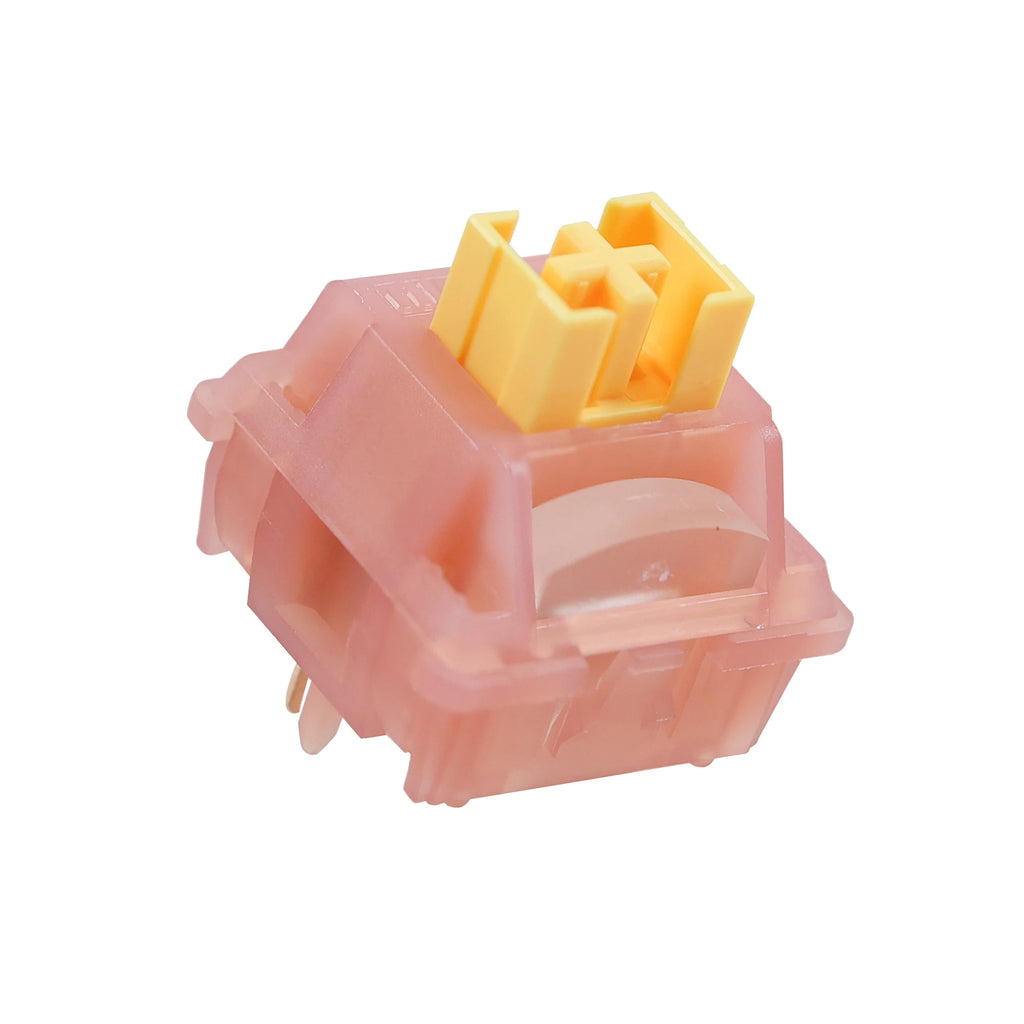 Outemu Silent Peach V3 Switch Lubed Silent Lemon V3 Switches Mechanical Keyboard Linear Tactile 5Pin Hot Swap PA66 Pre Lubed POM Qme