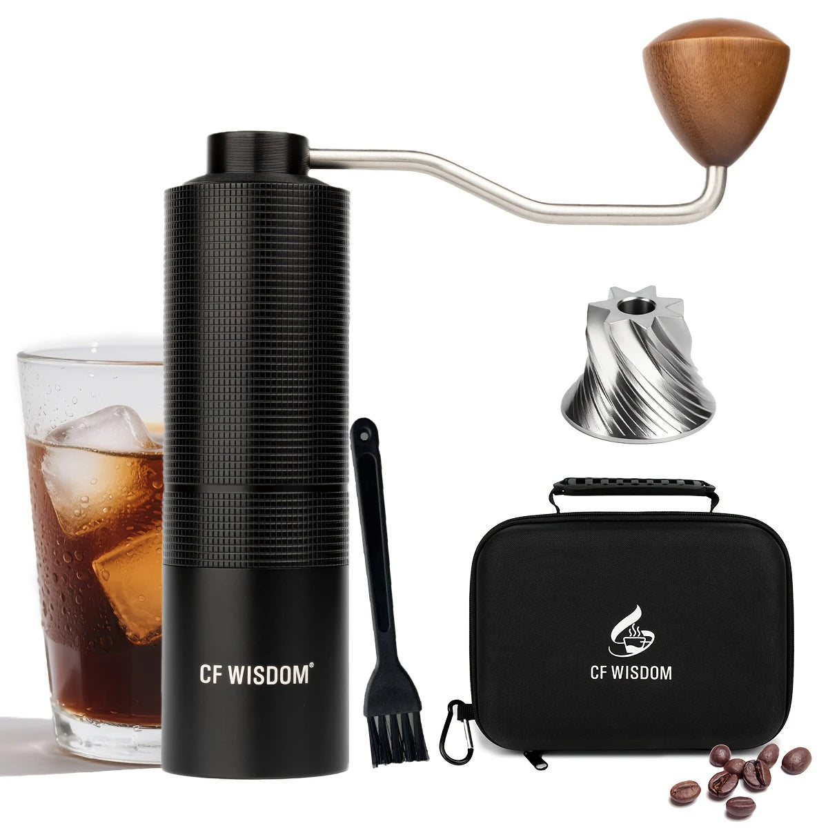 Coffee Grinder Premium Bean Manual Outer Box Thanksgiving Christmas Qme ZM-YG021-STD