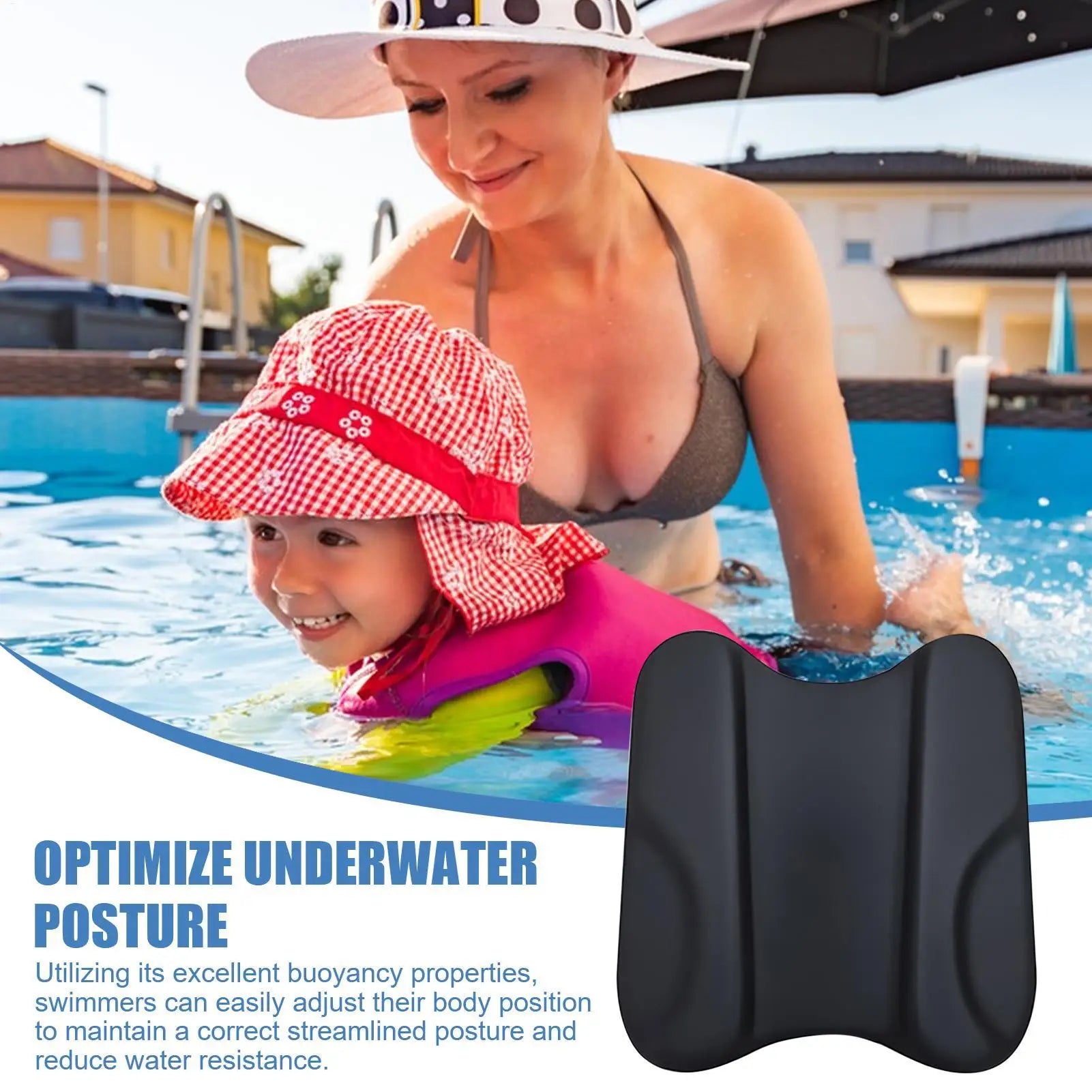 Training Float Swimming Pool Unisex Board Leg Lightweight Aid Beaches Qme