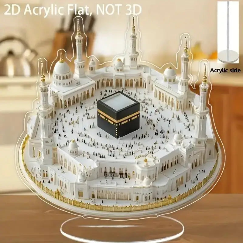 Arabic Architecture Camel Statue Figurine Home Office Desk Ornament Qme
