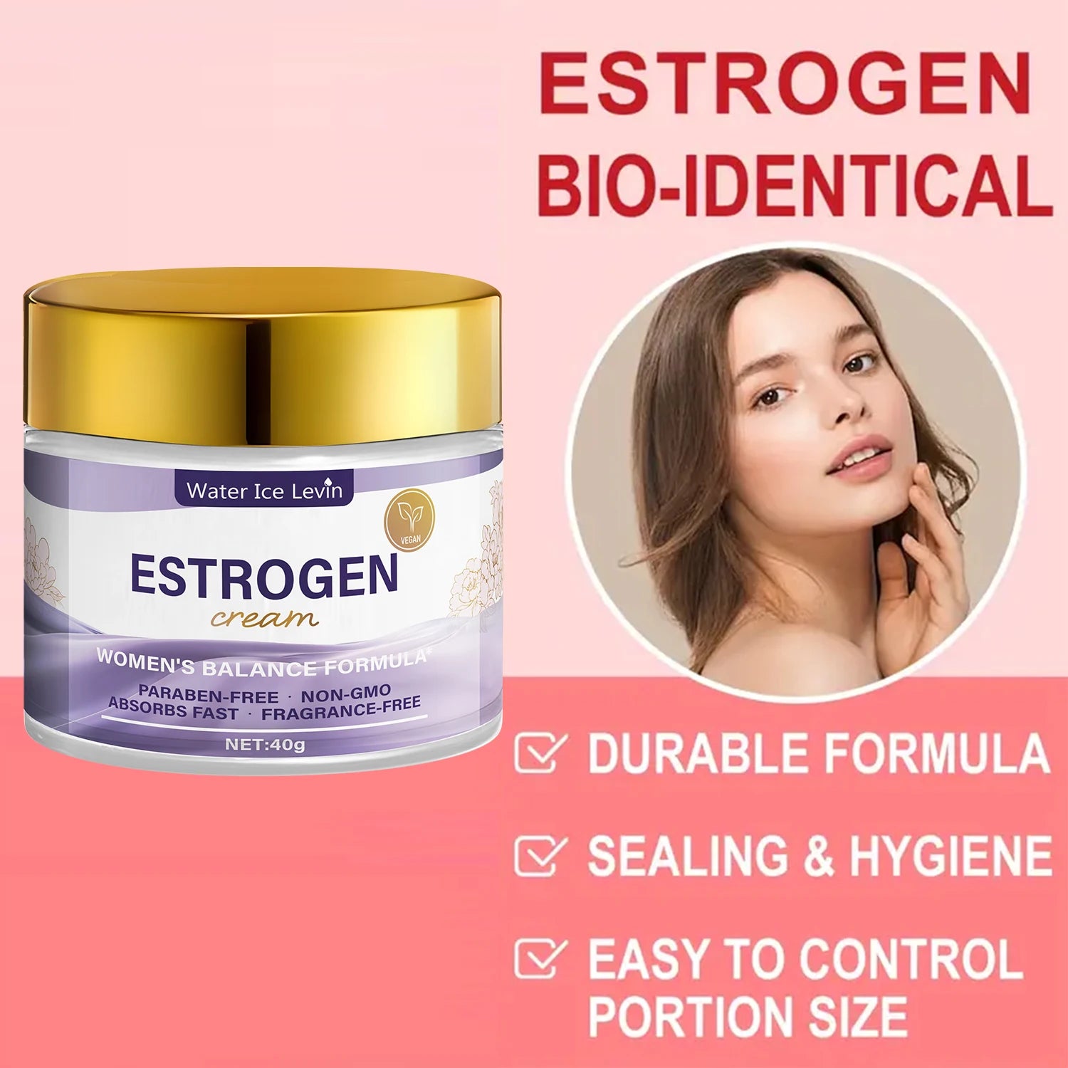 Estrogen Cream with Bee Venom & Vitamin E - Moisturizing & Nourishing Formula for Softer, Confident Skin Qme