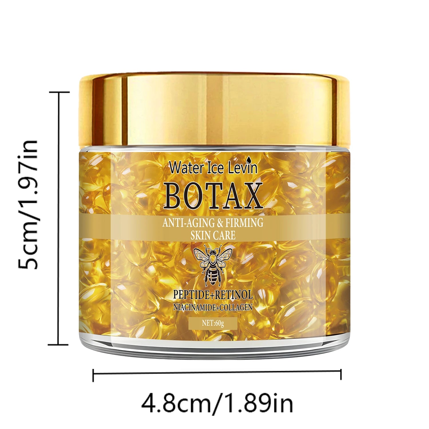 Retinol Firming and Lifting Cream, Rich in Peptides, Collagen, and Hyaluronic Acid, Suitable for All Skin Types, Tightens and Smooths Skin, Makes Skin Look Younger, and Provides Deep Hydration Qme