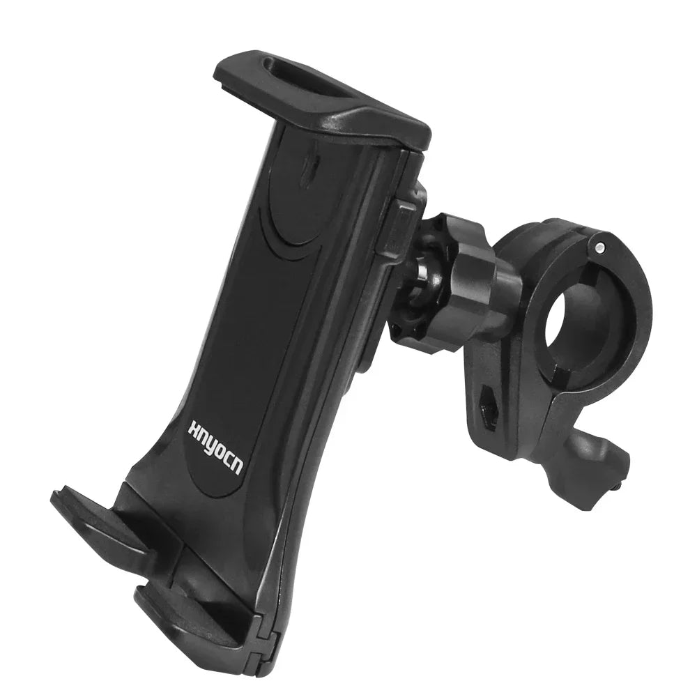1pcs Universal Bike Treadmill Holder for IPad Pro Samsung 4 - 1 Inch Cycling Bicycle Adjustable Tablet Mount Holder Qme black