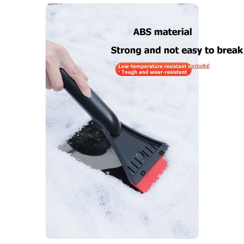 A02F-Multi-Function For Car Snow Shovel-Durable Plastic, For Lightweight Design(2Pcs) Qme Default Title