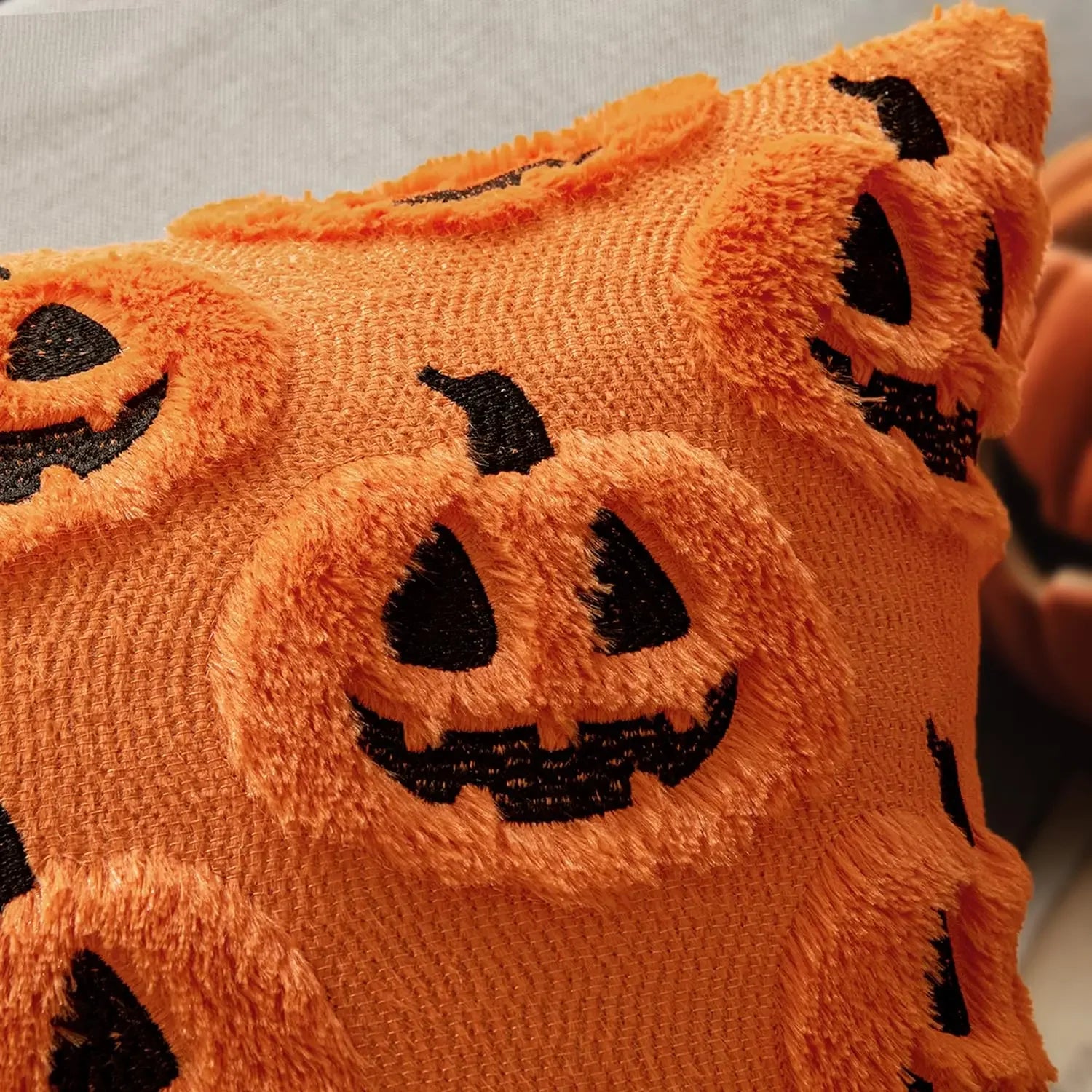 Halloween Pillow Covers 45x45 Decorative Pumpkin Pattern Pillowcase Qme